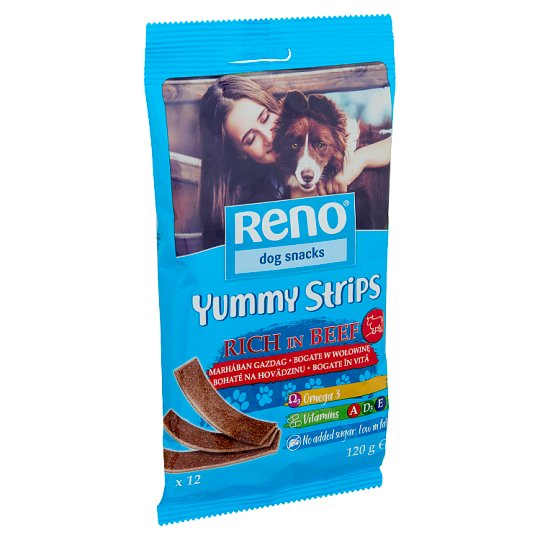 Reno Rich in Beef Supplemental Pet Food for Adult Dogs 120 g Tesco