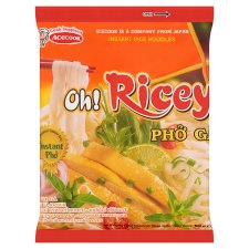 Oh! Ricey Chicken Flavored Instant Rice Noodle Soup 63 g