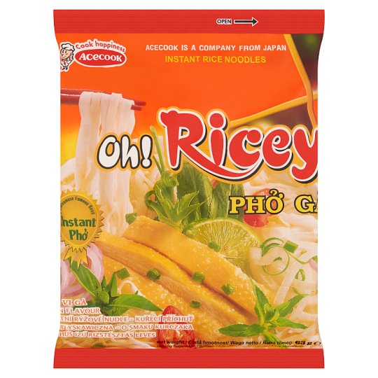 Oh! Ricey csirkehús ízű rizstésztás leves 63 g