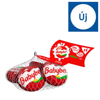 Mini Babybel zsíros félkemény sajt viaszbevonatban 4 db 80 g