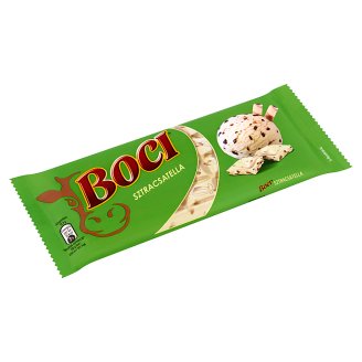 Boci Sztracsatella fehér csokoládé étcsokoládé darabokkal és ropogós búzapehellyel 90 g