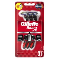 Gillette Blue3 Men's Disposable Razors x3