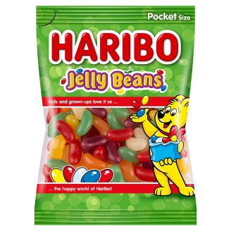 Haribo Jelly Beans cukordrazsé zselével töltve 85 g