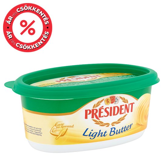 Président Light Slightly Salted Semi-Fat Butter with Vitamin A and E 250 g