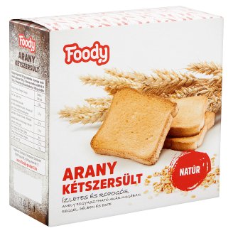 Foody natúr arany kétszersült 220 g