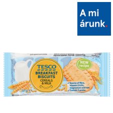 Tesco 5 féle gabonával és tejjel készült kekszek 50 g
