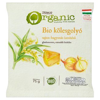 Tesco BIO sajtos-hagymás ízesítésű kölesgolyó 75 g
