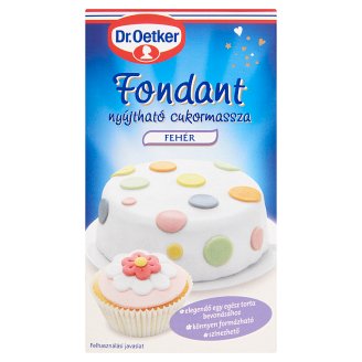 Dr. Oetker Fondant fehér nyújtható cukormassza 454 g