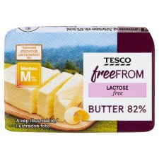 Tesco Free From Lactose-Free Butter 82% 100 g