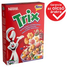 Nestlé Trix gyümölcsös ízű ropogós gabonapehely vitaminokkal és ásványi anyagokkal 300 g