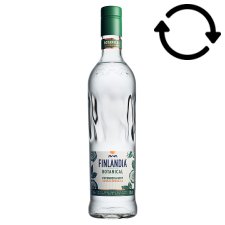 Finlandia Botanical uborka és menta ízű vodka 30% 0,7 l