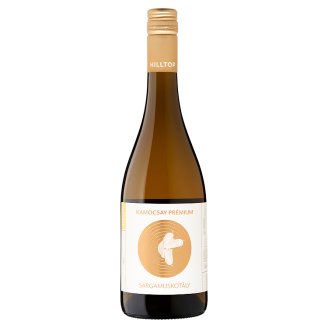 Hilltop Prémium Neszmélyi Sárgamuskotály száraz fehérbor 10,5% 75 cl