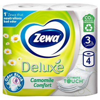Zewa Deluxe Camomile Comfort toalettpapír 3 rétegű 4 tekercs