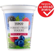 Tesco zsírszegény erdei gyümölcsös joghurt 150 g