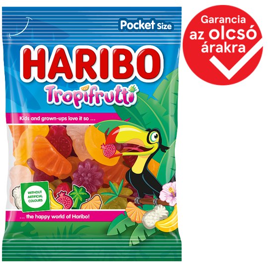 Haribo Tropifrutti gyümölcsízű gumicukorka 100 g