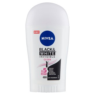 NIVEA Black & White Invisible Clear izzadásgátló 40 ml