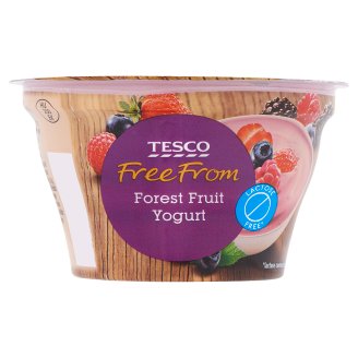 Tesco Free From laktózmentes élőflórás joghurt erdei gyümölcsökkel 150 g