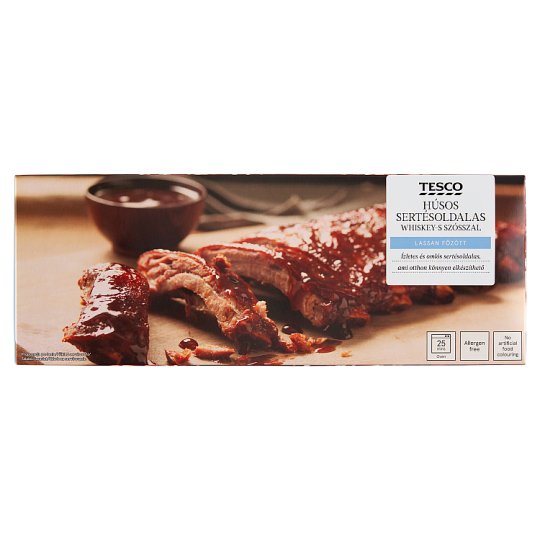 Tesco Pork Sided Meat With Whiskey Sauce 600 G Tesco Online Tesco