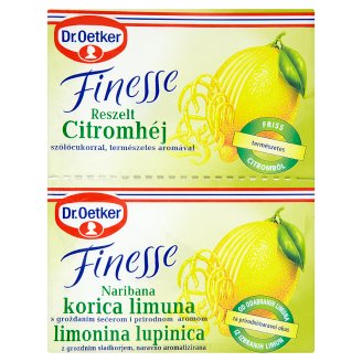 Dr. Oetker Finesse Reszelt Citromhéj 2 x 6 g