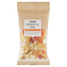 Tesco kandírozott gyümölcsök és kókuszszeletek keveréke 100 g