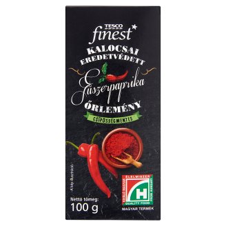 Tesco Finest Kalocsai eredetvédett csípősségmentes fűszerpaprika-őrlemény 100 g