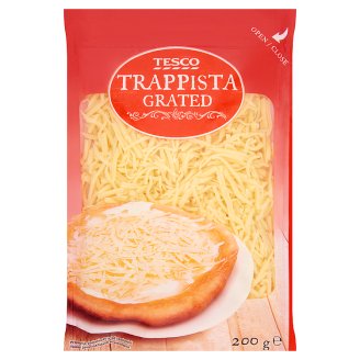 Tesco reszelt, félkemény, zsíros trappista sajt 200 g