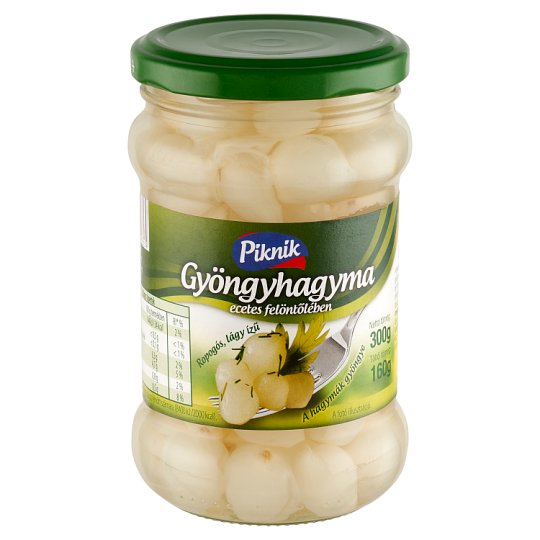 Piknik Pickled Pearl Onions in Vinegar 300 g Tesco Online, Tesco From