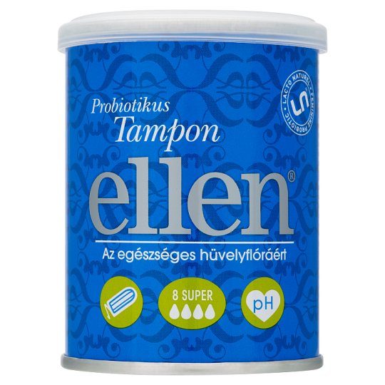 Ellen Super probiotikus tampon 8 db Tesco Bevásárlás
