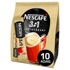 Nescafé 3in1 Sweet & Creamy azonnal oldódó kávéspecialitás 10 x 17 g (170 g)