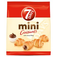 7DAYS Mini croissant kakaós töltelékkel 200 g