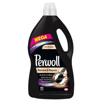 Perwoll renewAdvanced Black finommosószer fekete és sötét textiliákhoz 60 mosás 3,6 l