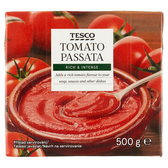 Tesco Tomato Passata 500 g Tesco Online, Tesco From Home, Tesco Doboz
