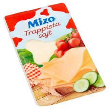 Mizo szeletelt trappista sajt 125 g
