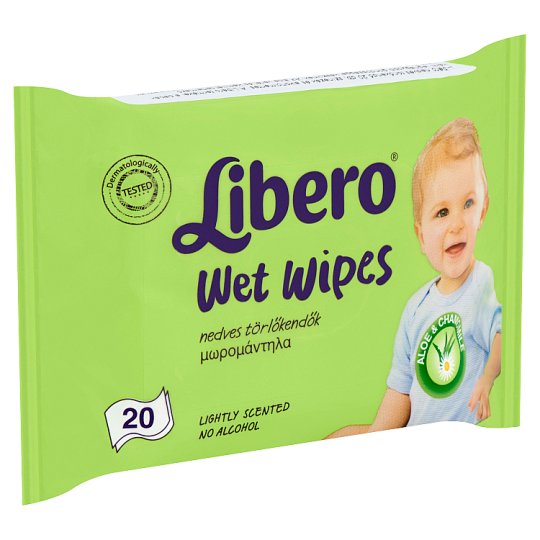 Libero nedves törlőkendő 20 db
