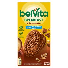 Belvita Cocoa Cereal Biscuits with Chocolate Pieces 6 x 50 g (300 g)