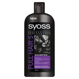 Syoss Full Hair 5D sampon vékonyszálú, lelapuló hajra 500 ml