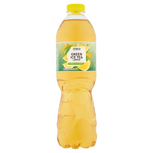 Tesco Green Ice Tea citrom ízű üdítőital zöld tea kivonattal 1,5 l