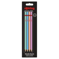 Rotring Metallic Pencils HB ceruza 4 db