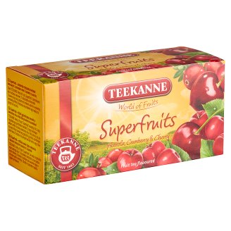 Teekanne World of Fruits Superfruits gyümölcstea keverék 20 filter 45 g