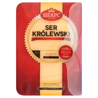 Sierpc Királyi Sajt félkemény, zsíros sajt 100 g
