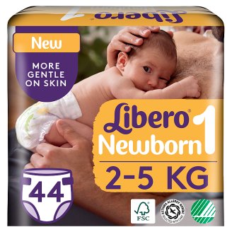 Libero Newborn 1 2-5 kg prémium pelenkanadrág 44 db