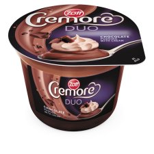Zott Cremore Duo csokoládés desszert kakaós tejszínhabbal 190 g