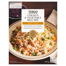 Tesco Chicken & Vegetable Rice Mix 330 g