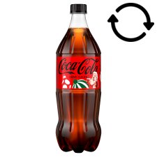 Coca Cola Zero Sugar Cola Flavoured Energy-Free Carbonated Soft Drink with Sweeteners 1 l