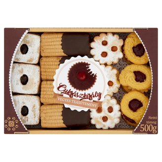 Cukrászkirály vegyes édes teasütemény 500 g