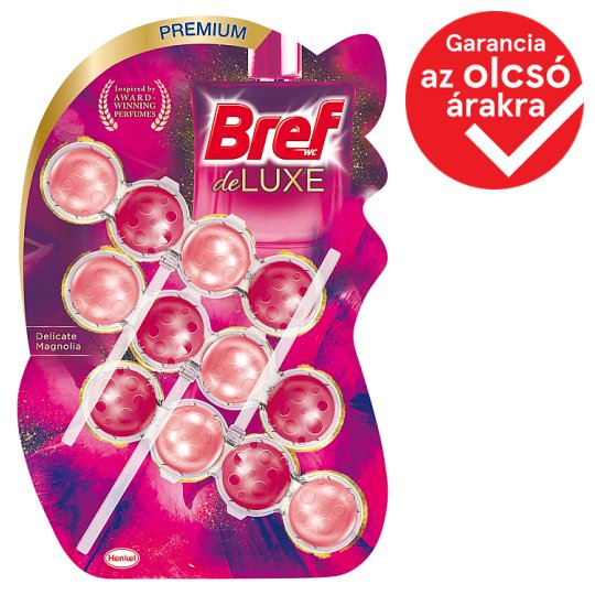 Bref Deluxe Delicate Magnolia WC frissítő 3 x 50 g