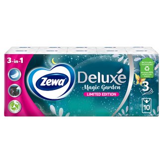 Zewa Deluxe Adventure illatmentes papír zsebkendő 3 rétegű 10 x 10 db