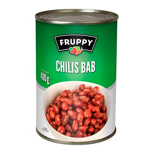 Canned chili beans
