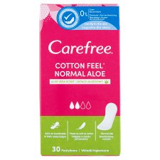 Carefree Cotton Feel Aloe tisztasági betét 30 db
