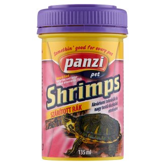 Panzi Turtle nagy shrimp szárított rák teknőstáp 135 ml